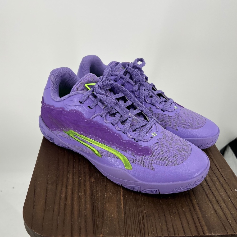 Puma Stewie 3 "Lace 'Em Up" Lavender Alert Basketball Shoes - Women's 11